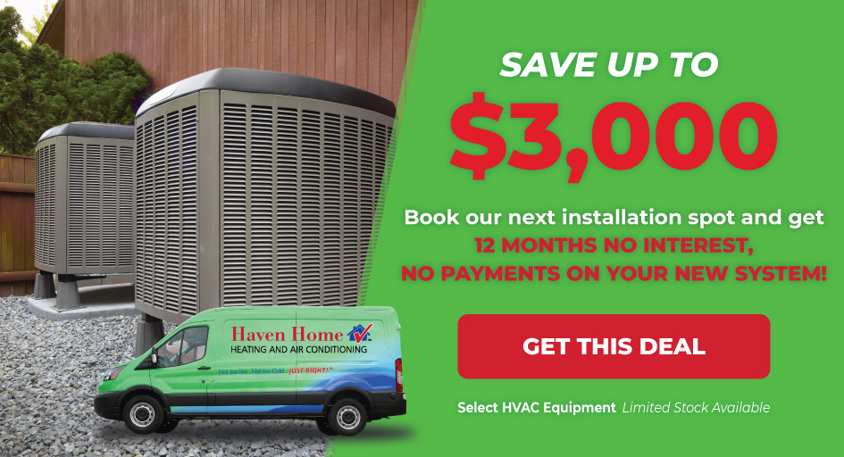 Save up to $3,000 on new HVAC equipment in Kingston & Area